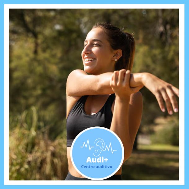 Deporte con audífonos